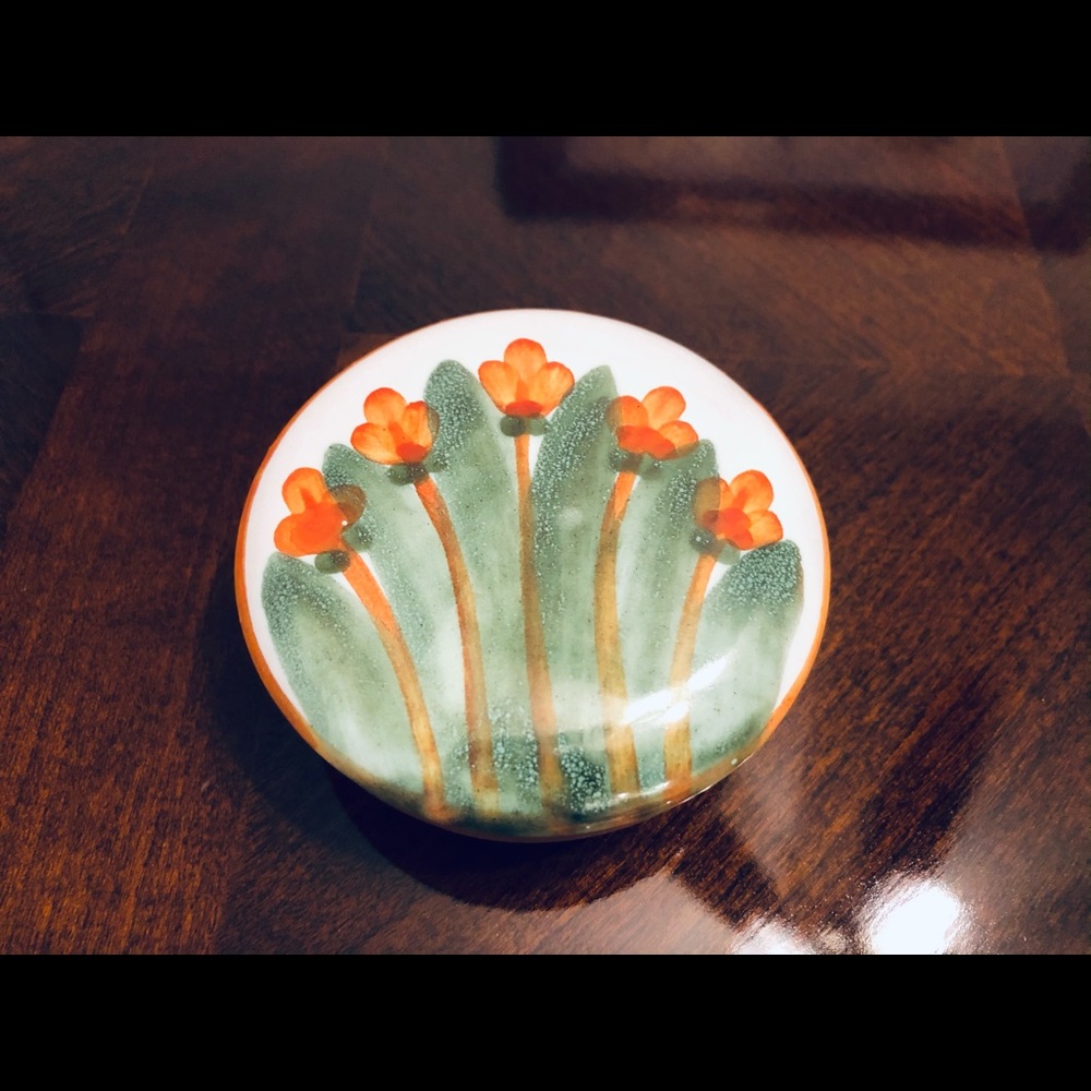 Hand painted Portuguese Trinket Box